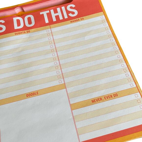 Knock Knock "Let's Do This" Pen-To-Paper Mousepad - Desktop To-Do List - Office - Picture 3 of 7